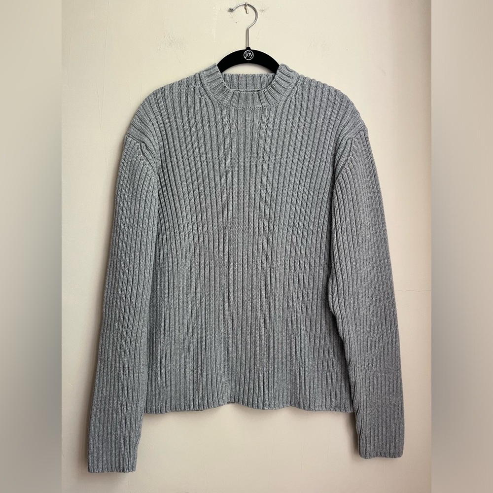 vintage 90s brooks brothers sport 100% cotton chunky ribbed sweater